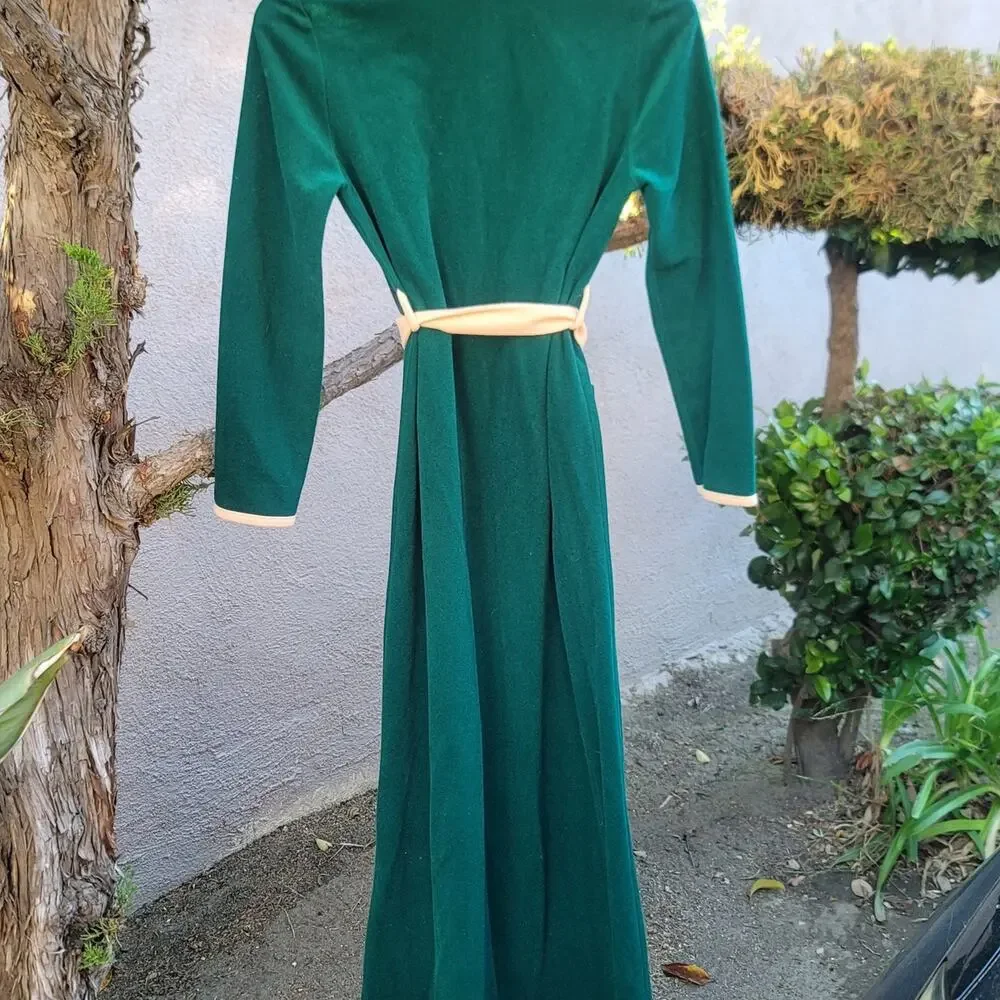 Vtg 1970s Vassarette Full length Robe - Picture 4 of 7